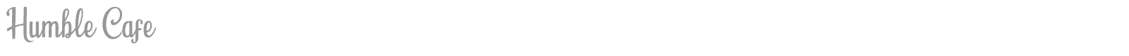 Humble Cafe font preview